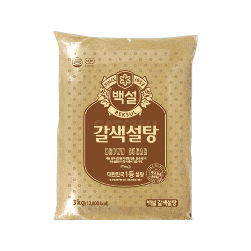 CJ제일제당 백설 갈색설탕 3kg 1개