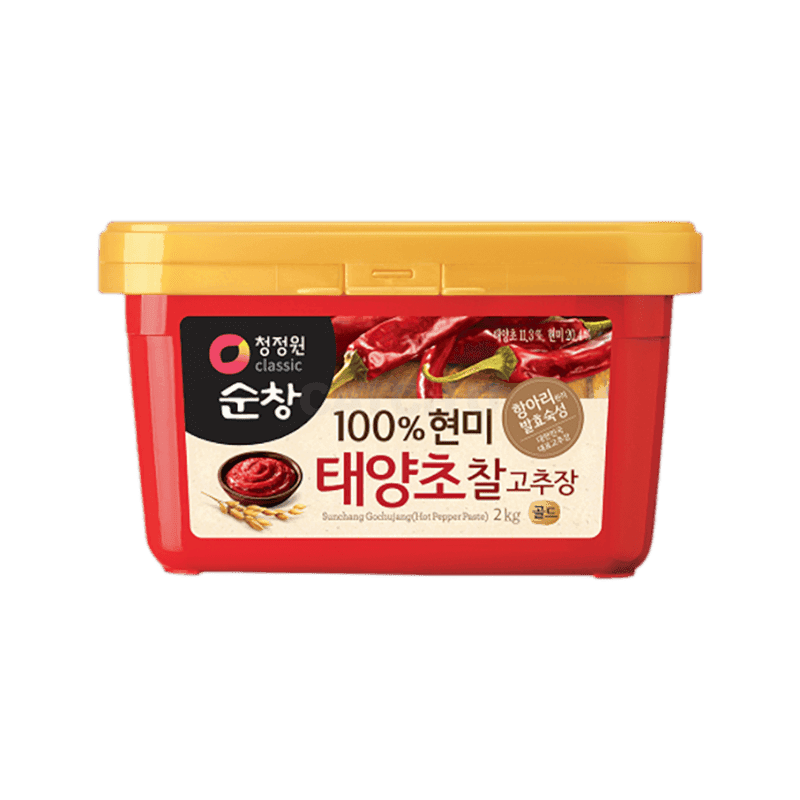 대상 청정원 순창 100% 현미 태양초 찰고추장 2kg 4개