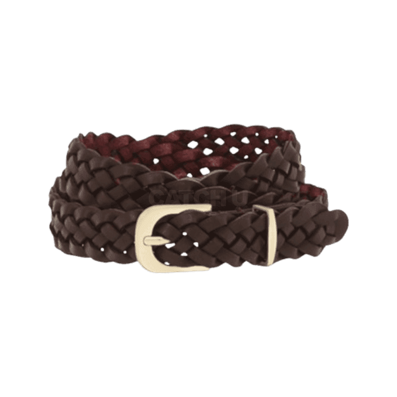 헤지스 소가죽 위빙 벨트 XXX HSBE5B102W2