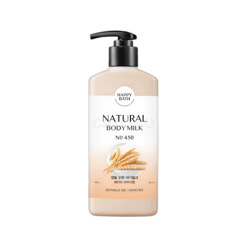 해피바스 정말 순한 바디밀크 베이비파우더향 400ml, 3개