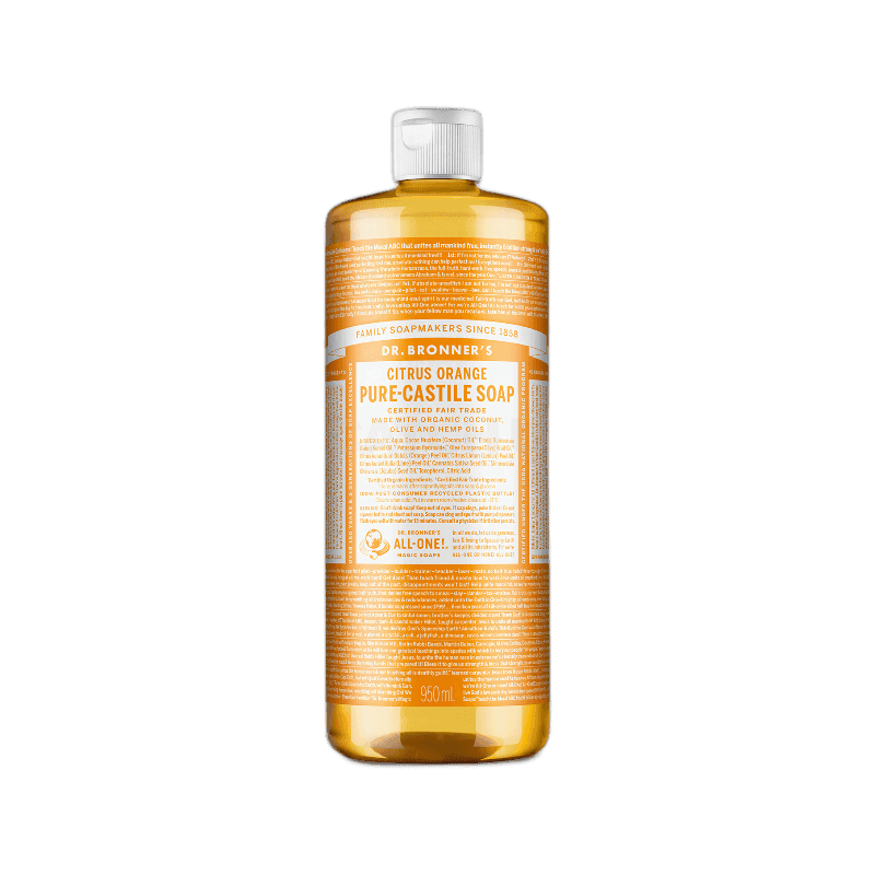 닥터브로너스 시트러스 오렌지 퓨어 캐스틸 솝 시트러스향 950ml, 1개