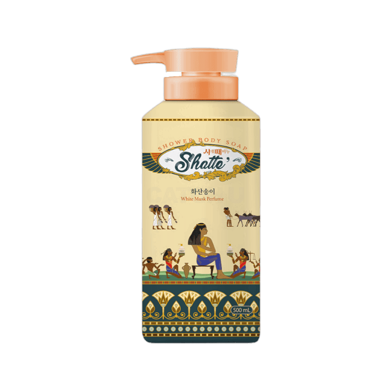 무궁화 샤워때비누 화산송이 화이트머스크향 900ml, 4개