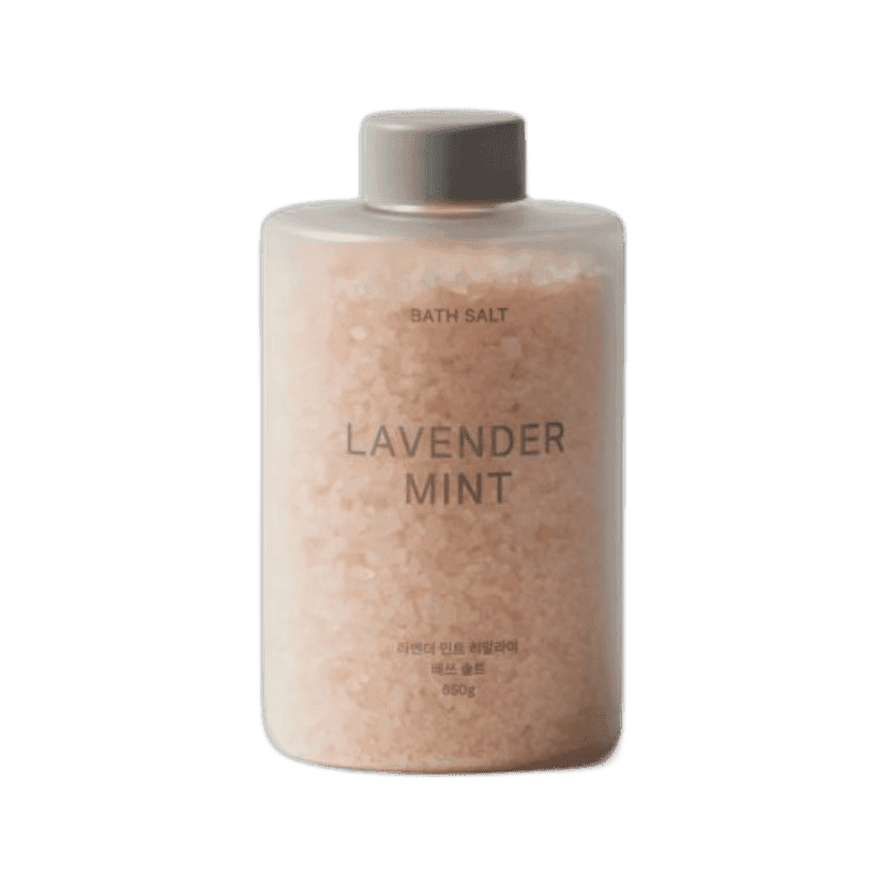JAJU 라벤더 민트 히말라야 배쓰솔트 650g, 1개
