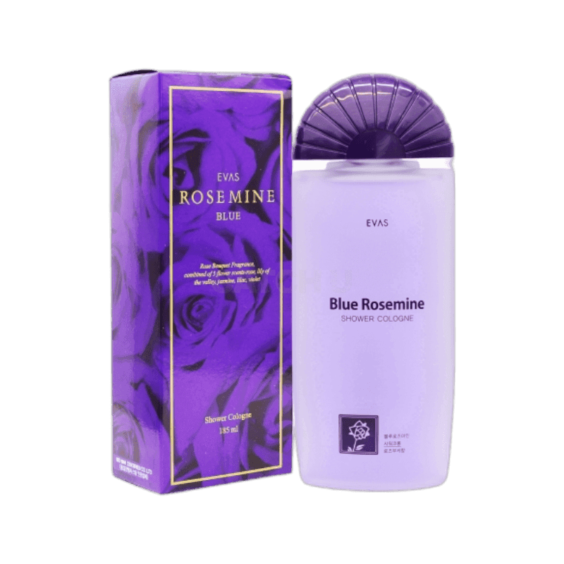 에바스 블루 로즈마인 샤워 코롱 로즈부케향 185ml, 1개