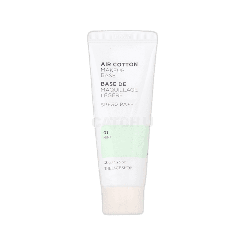 더페이스샵 에어 코튼 메이크업 베이스 35g(SPF30) 3개