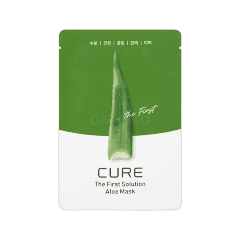김정문알로에 큐어 더 퍼스트 솔루션 알로에 마스크 시즌2 10매 1개