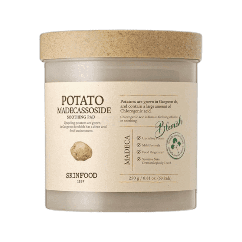 스킨푸드 감자 마데카소사이드 수딩 패드 60매 1개