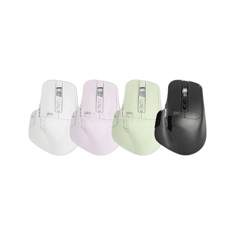 지클릭커 오피스프로 휠마스터 무소음 무선 마우스 딥그레이블랙