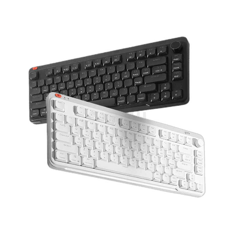 지클릭커 카일 SPK80 로우프로파일 풀윤활 무선 블루투스 기계식 키보드 블랙