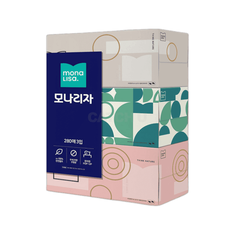 모나리자 미용티슈 280매 18개