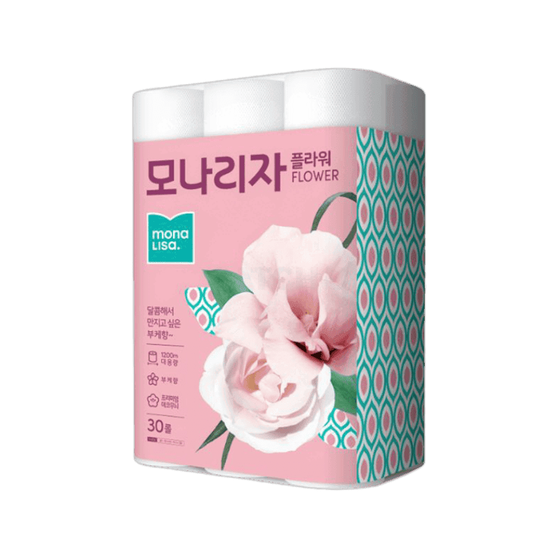 모나리자 플라워 2겹 40m 30롤, 3팩