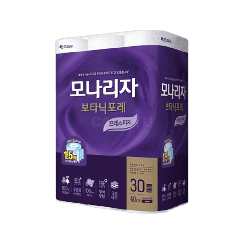 모나리자 보타닉포레 프레스티지 3겹 40m 30롤, 2팩