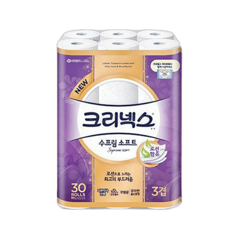유한킴벌리 크리넥스 수프림소프트 화장지 3겹 30m 30롤