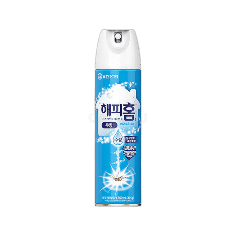 유한양행 해피홈 에어로솔 무향 500ml 3개