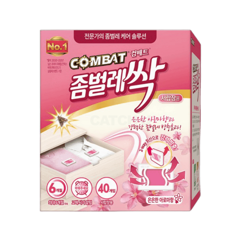 헨켈 컴배트 좀벌레싹 아로마향 서랍장용 40개입 1개