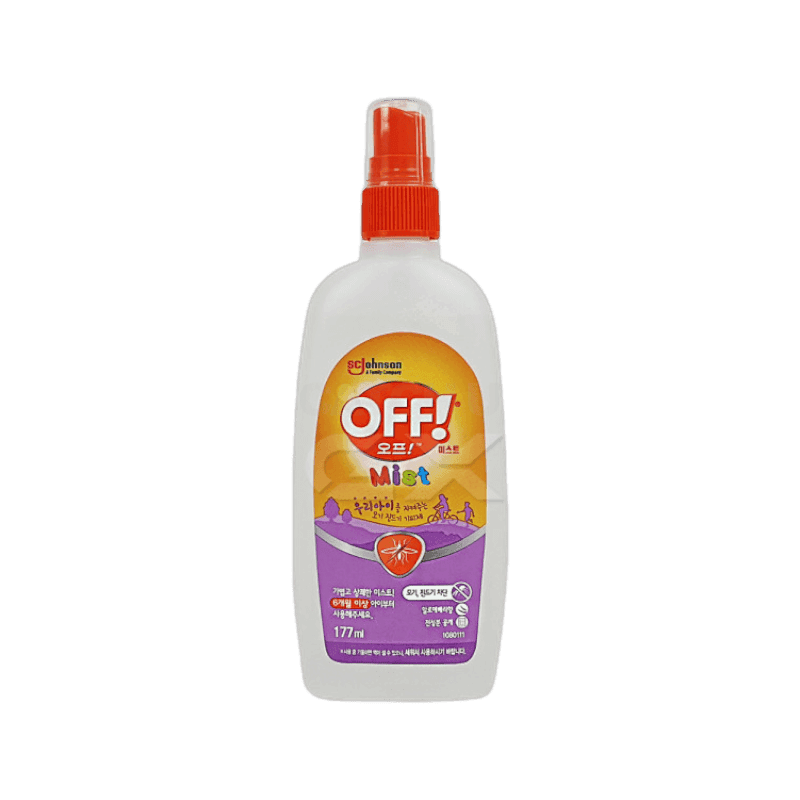 엘지생활건강 에프킬라 오프 미스트 키즈 어린이 모기 진드기 기피제 177ml 2개