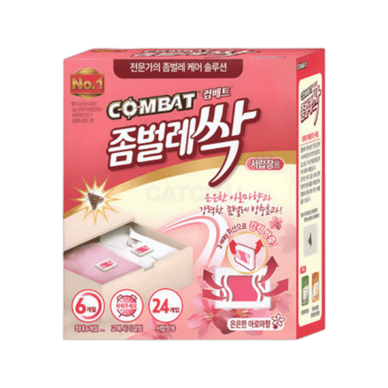 헨켈 컴배트 좀벌레싹 아로마향 서랍장용 24개입 1개