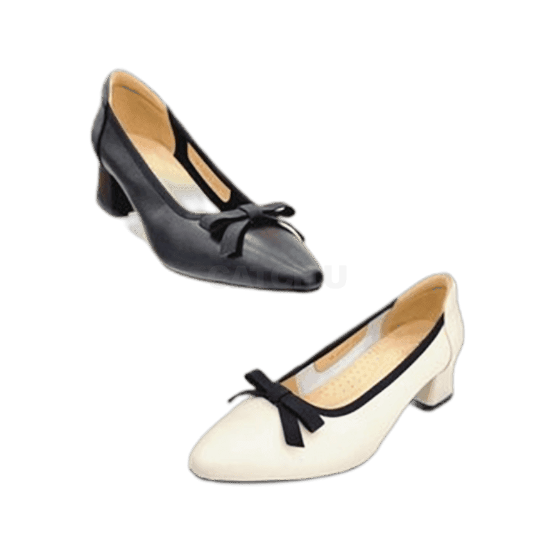 탠디 여성 리본 포인트 미들힐 1SA X2HI42GY034