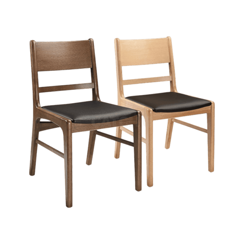 하이퍼스 난타 원목 의자 - 가로대형 우드 목재 원목 카페 인테리어 디자인의자 HFC-2107-1