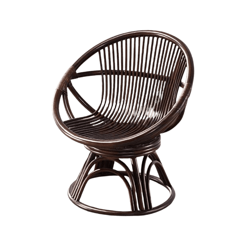 등나무 회전의자 빈티지 라탄 수납 서재 라탄체어 엔틱 체어 원목