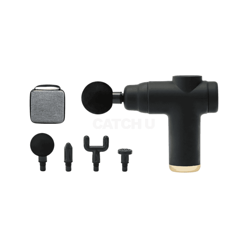 제이엘통상 인사이디 휴대용 미니 마사지건 무선 진동 목 어깨 안마기 팔다리 마사지기 파우치 세트 IMG-50