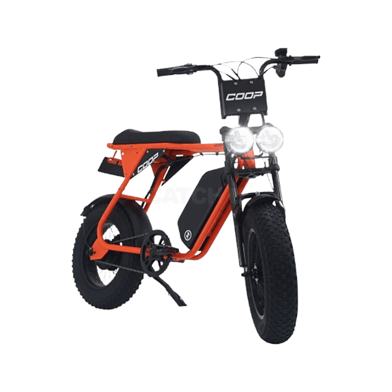 AU테크 엑스트랙 몬스터 쿱 팻바이크 자토바이년 10Ah 오렌지, 40.6cm(16인치)