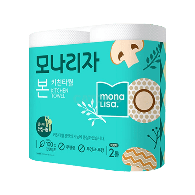 모나리자 본 천연펄프 키친타올, 2롤, 1개