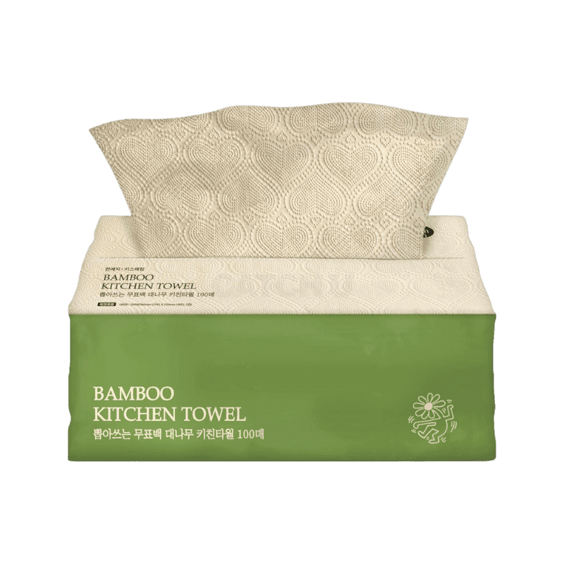 한예지 키스해링 대나무 뽑아쓰는 키친타올, 100개입, 1개