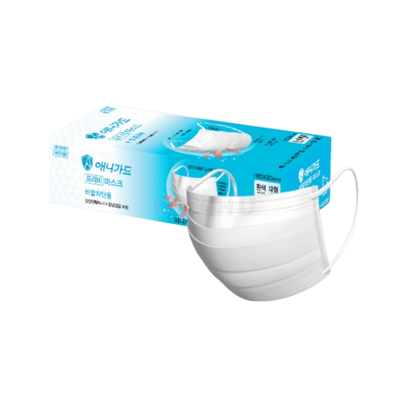 애니가드 프리비 비말차단용 KF-AD마스크 성인용 대형, 20개입, 1개