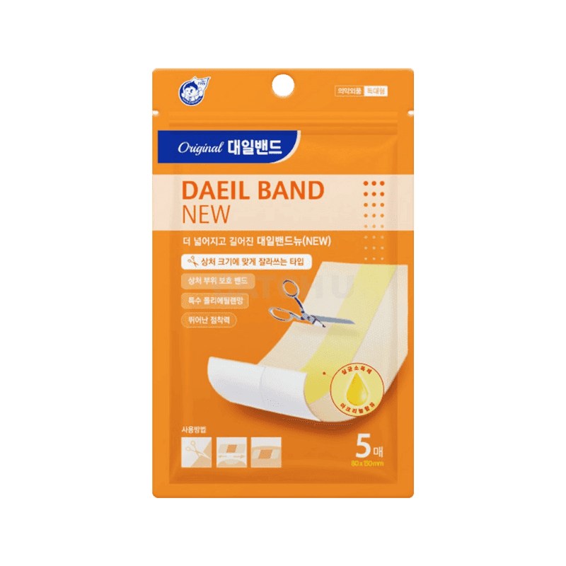 대일밴드 뉴 상처 크기별 잘라쓰는 반창고 5p, 5개입, 1개