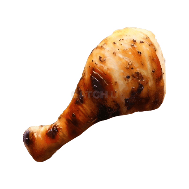 오마이남친 통통 닭다리 음식쿠션, 혼합색상