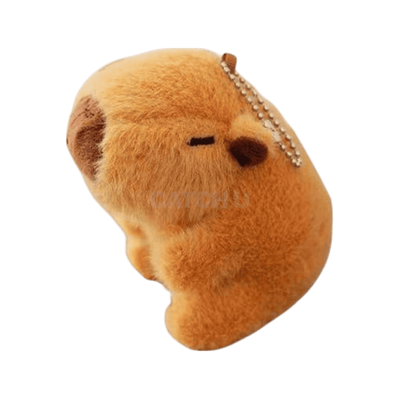 언제나 평화로운 보송보송 카피바라 키링, 카멜, 1개