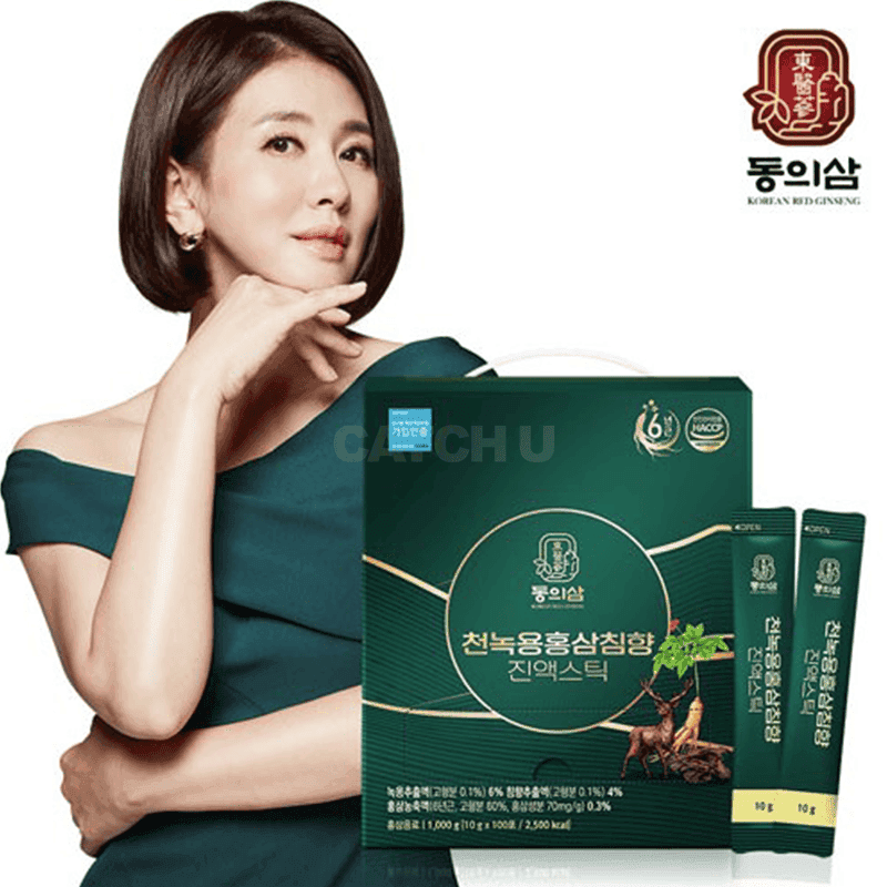 동의삼 천녹용홍삼침향 진액스틱 10g x 100포