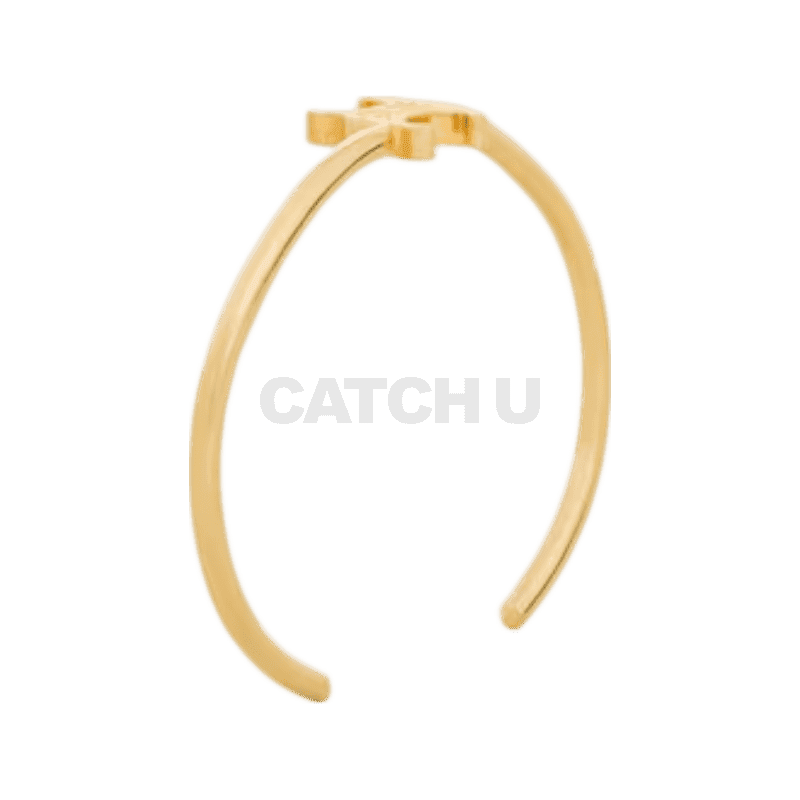 셀린느 트리옹프 애시메트릭 커프 - 골드 피니시 브라스 골드 460PQ6BRA35OR