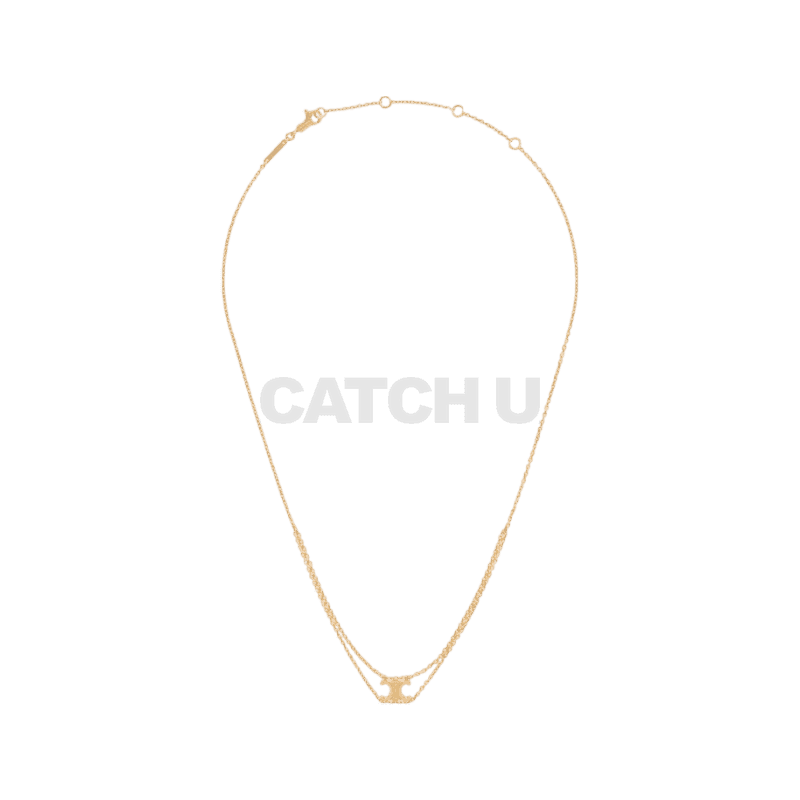 셀린느 트리옹프 서스펜디드 목걸이 - 골드 피니시 브라스 골드 460CE6BRA35OR