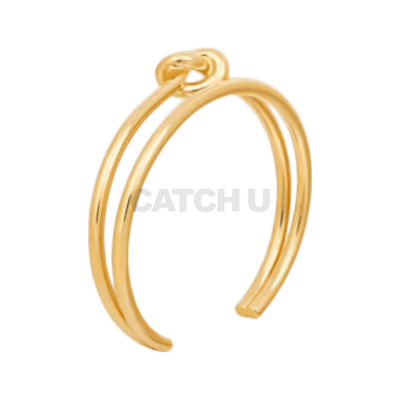 셀린느 노트 더블 커프 - 골드 피니시 브라스 골드 461FV6BRA35OR