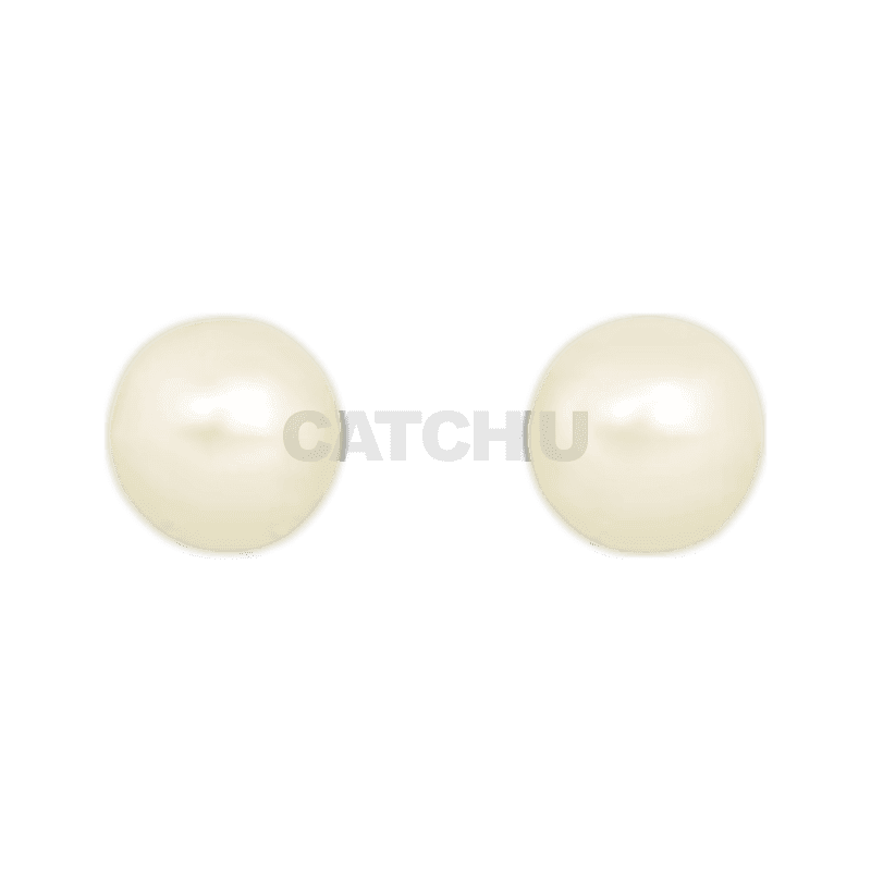 셀린느 CELINE 레 페를르 귀걸이 - 레진 펄 & 골드 피니시 브라스 골드아이보리 461CJ6PRB01GI