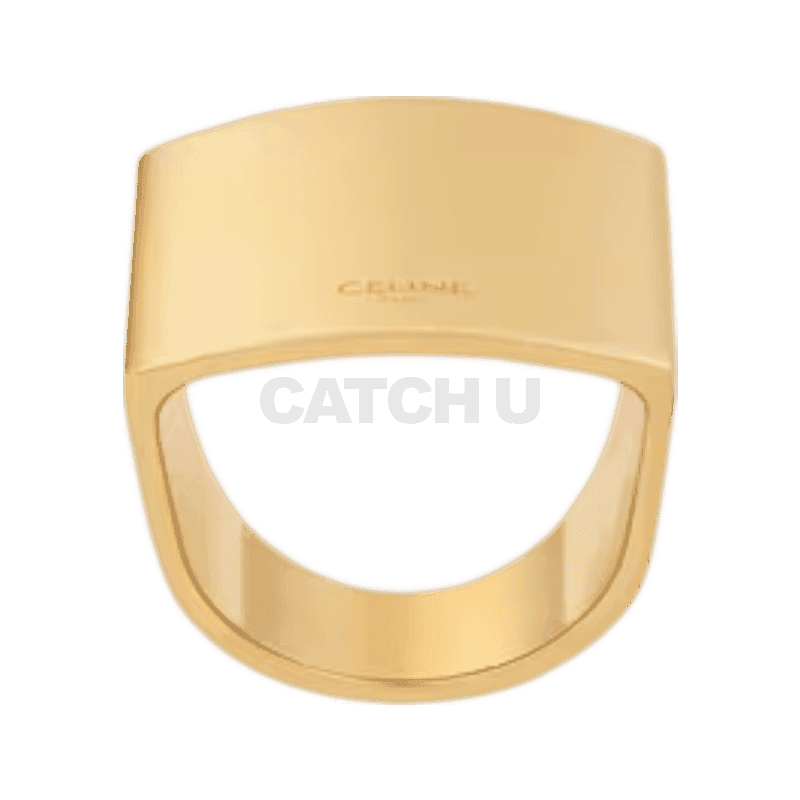 셀린느 폼 압스트레트 피라미드 반지 - 골드 피니시 브라스 골드 461FI6BRA35OR