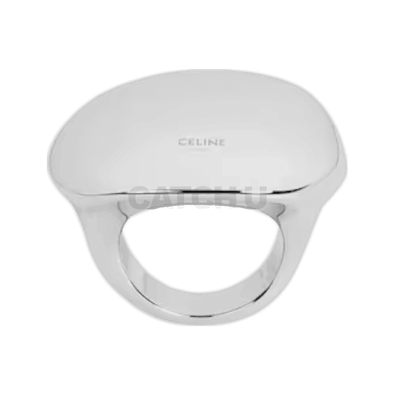 셀린느 폼 압스트레트 스피어 반지 - 로듐 피니시 브라스 실버 461BX6BRA36SI