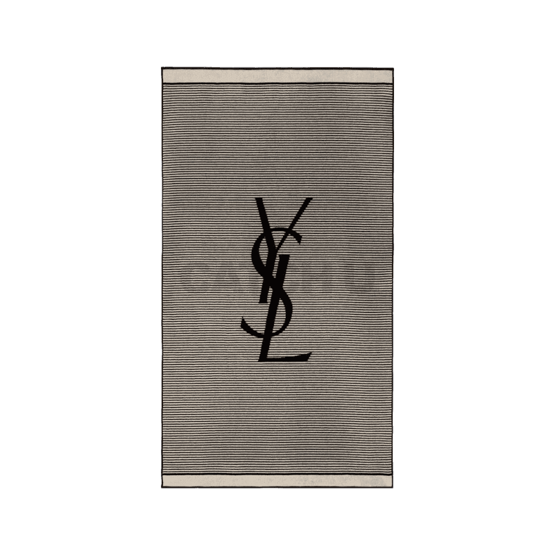 생로랑 CASSANDRE 스트라이프 코튼 타월 8274953Y1069760