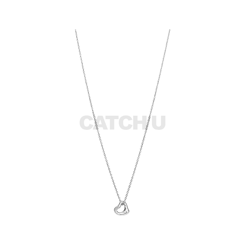 티파니앤코 엘사 퍼레티 오픈 하트 펜던트 스털링 실버 7mm 1404181395