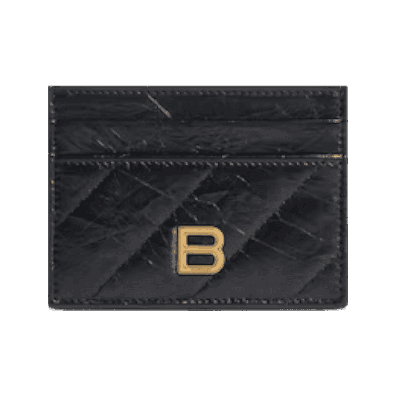 발렌시아가 크러쉬 퀼티드 카드 홀더 766467210J11000