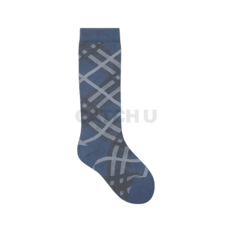 버버리 체크 코튼 블렌드 양말 81075491