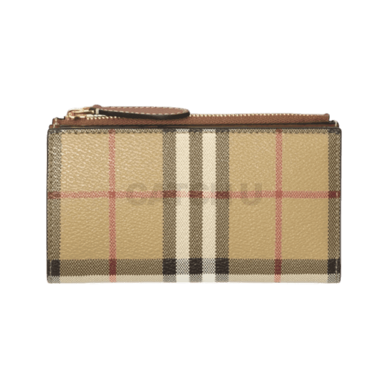 버버리 미디엄 체크 바이폴드 지갑 81098081