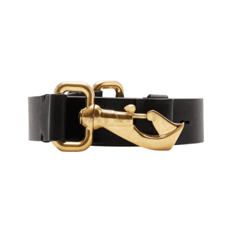 버버리 씬 레더 이퀘스트리안 벨트 80973741