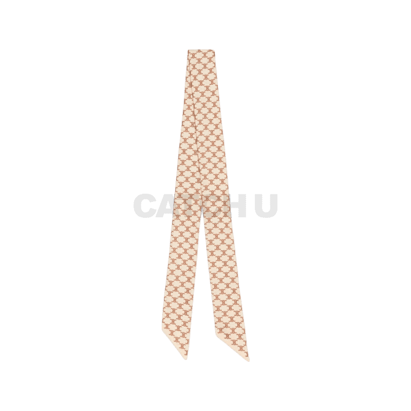 셀린느 라발리에르 미니 트리옹프 실크 트윌 바닐라캐러멜 AA0A60F24.GBP7