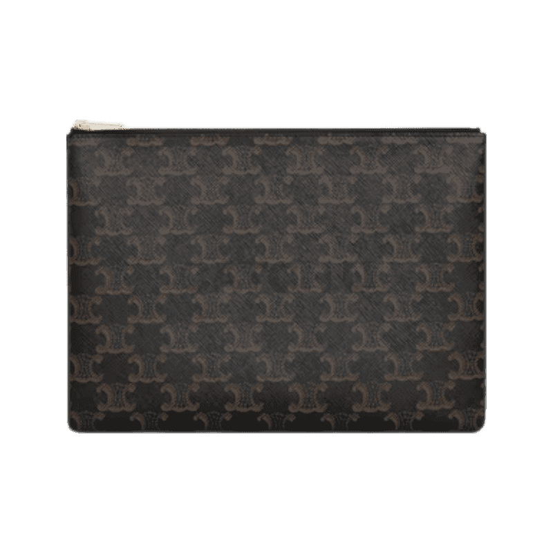 셀린느 파우치 트리옹프 캔버스 블랙 10D462BT9.38NO