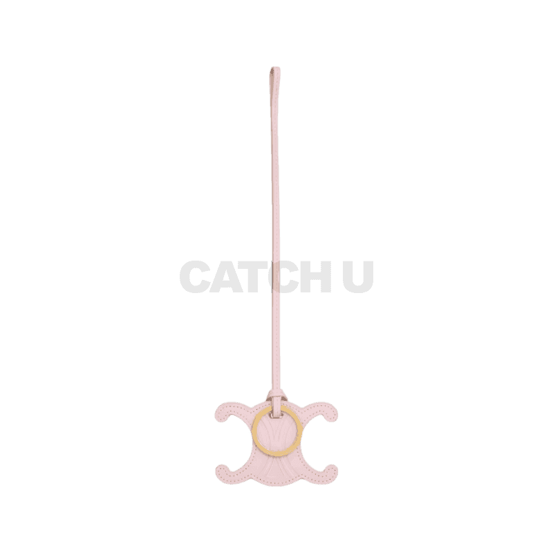 셀린느 트리옹프 백 참 부드러운 카프스킨 파스텔 핑크 49I473DSD.24PP