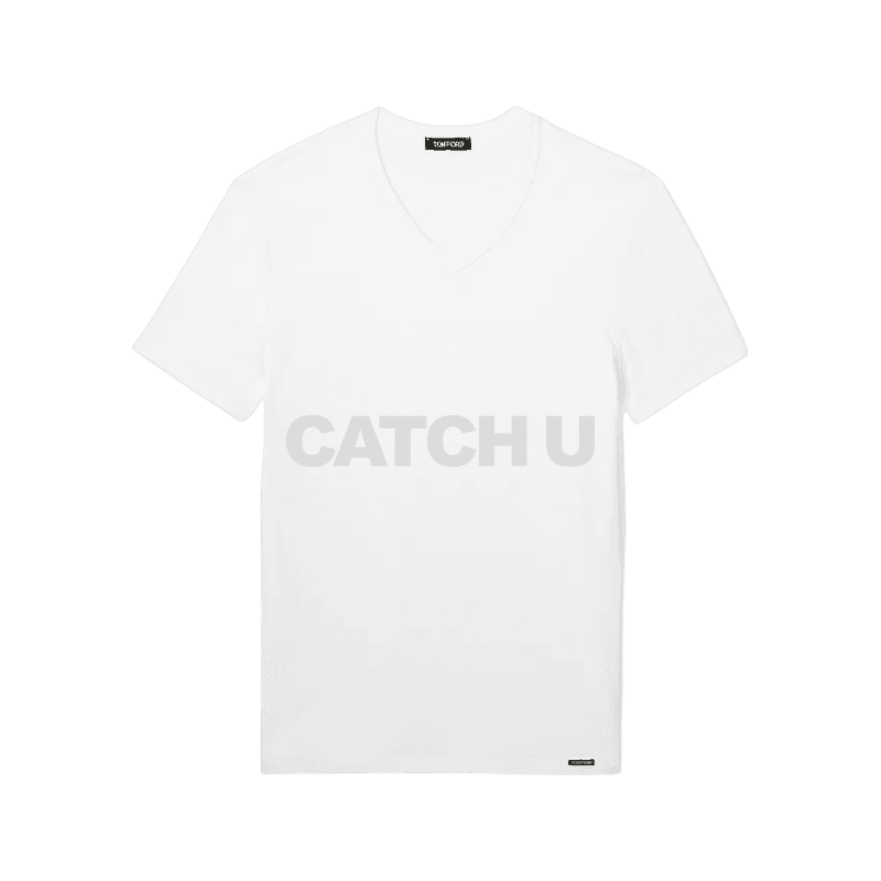 톰포드 코튼 V넥 티셔츠 