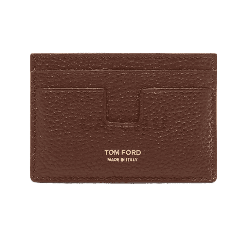 톰포드 T 라인 그레인 레더 클래식 카드지갑 